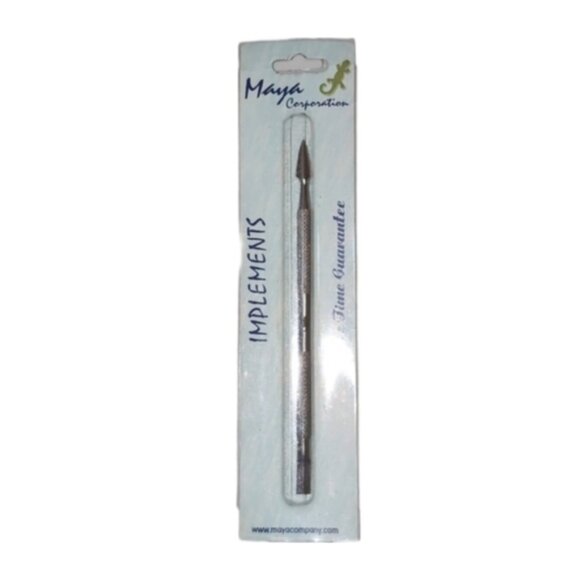 3/$20 MAYA Professional Cuticle Pusher Implement Surgical Steel Manicure Nails - Picture 1 of 9